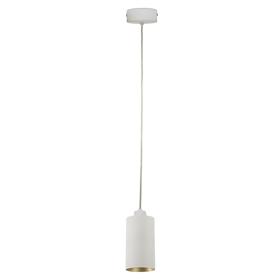 DL350118  Eos 20 P, 20W White & Gold LED Pendant Spotlight 1480lm 40° 3000K IP20